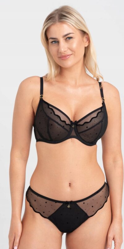 BIUSTONOSZ SAMANTA MELANIA A123 SOFT CZARNY SERCA