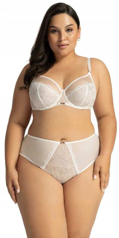 BIUSTONOSZ AVA 1396 SOFT MIĘKKI ECRU CRYSTAL