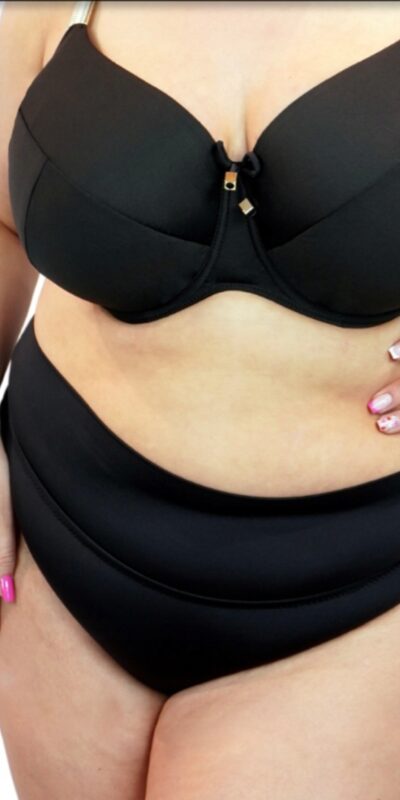 STRÓJ KĄPIELOWY NESSA FIGI ELBA N01 CZARNE