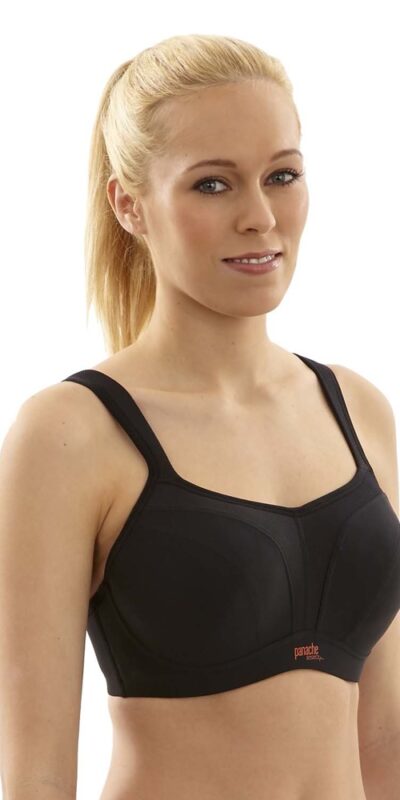 BIUSTONOSZ PANACHE SPORT USZTYWNIANY SPORTOWY CZARNY