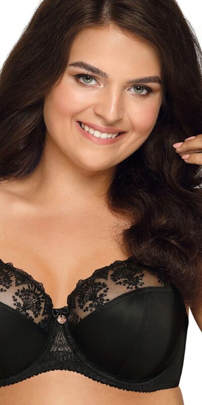 BIUSTONOSZ AVA 1922 SOFT MIĘKKI CZARNY