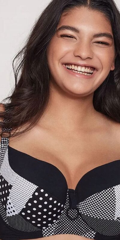 STRÓJ KĄPIELOWY GÓRA DALIA BIUSTONOSZ POP K24 CZARNY