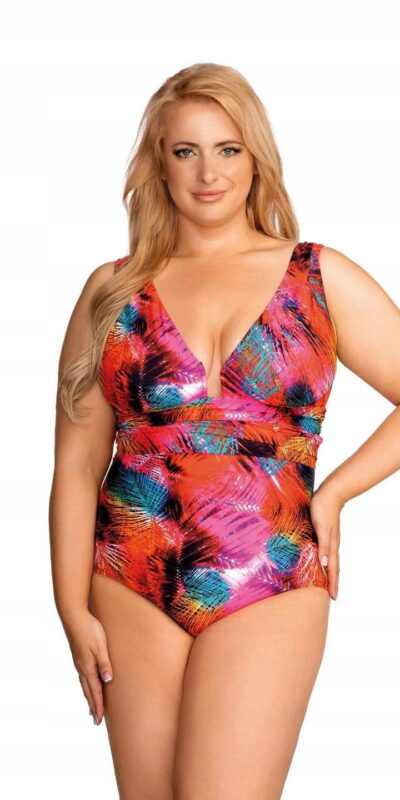 STRÓJ KĄPIELOWY JEDNOCZĘŚCIOWY NESSA TROPICANA WIELOKOLOROWY