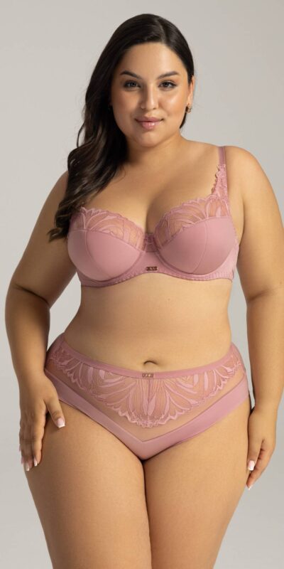 BIUSTONOSZ AVA SEMI SOFT 2105 YASEMIN RÓŻOWY PINK PEONY