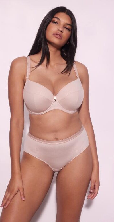 BIUSTONOSZ ALLES DIAMANTE USZTYWNIANY BEŻ