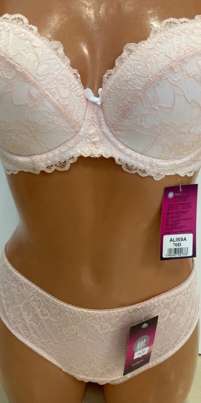 BIUSTONOSZ ONE LINGERIE ALISSA BEŻ/MORELOWY PUSH UP