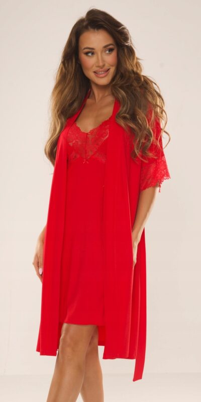 SZLAFROK DE LAFENSE NOELA 643 CZERWONY