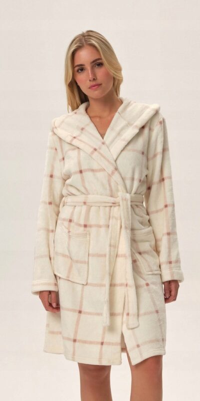 SZLAFROK DAMSKI HENDERSON 41877 FINA KREMOWY