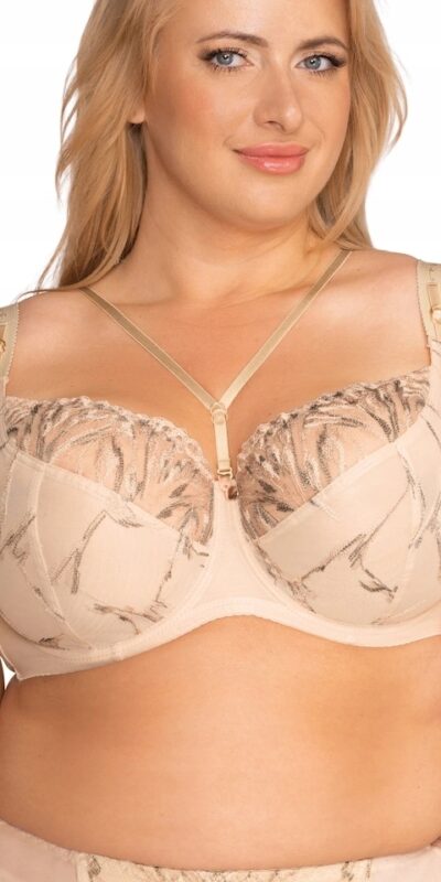 BIUSTONOSZ NESSA ENRICE STRAPS SOFT MIĘKKI BEŻOWY