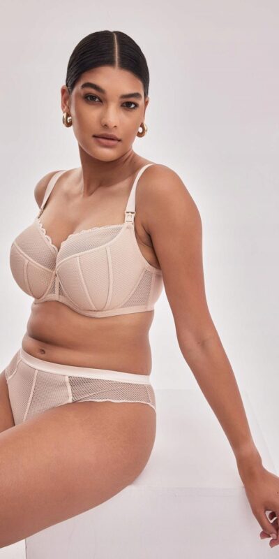 BIUSTONOSZ ALLES CHITA SEMI SOFT DO KARMIENIA BEŻ