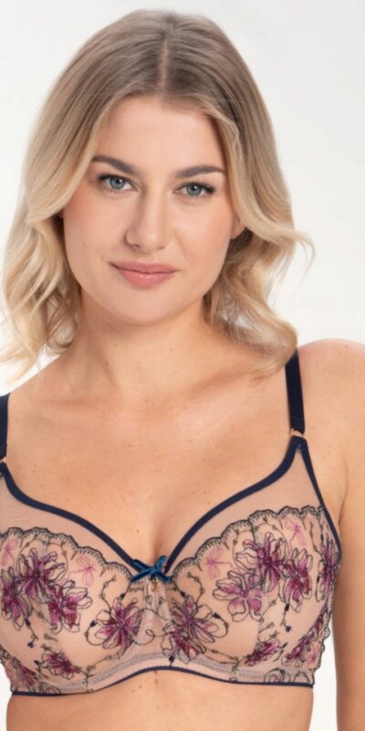 BIUSTONOSZ SAMANTA FRIDA A143 SOFT MIĘKKI SZAFIROWY